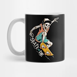 skateboard illustration Mug